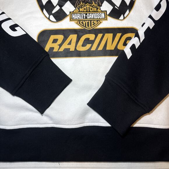 NWT Harley Davidson Women's Motorcycle Graphic Hoodie Sweatshirt Size Medium - Picture 4 of 9